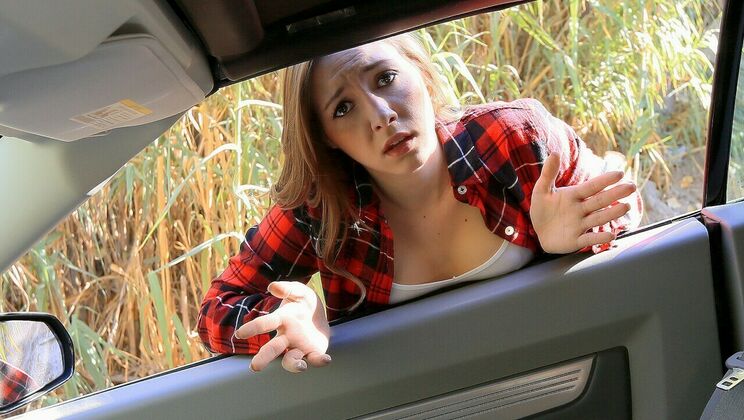 [StrandedTeens] - Hayden Rides with a Blowjob - Hayden Hennessy