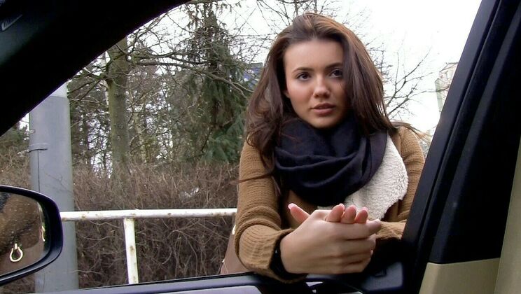 [StrandedTeens] - Curvy Hitchhiker Has a Nice Behind - Vanessa Decker