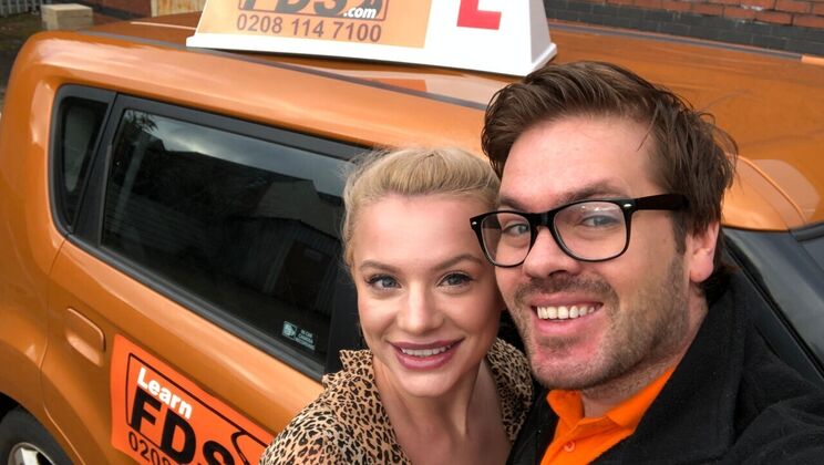 [FakeDrivingSchool] - Tattooed European Babe Loves Outdoor Sex - Ryan Ryder - Elizabeth Romanova