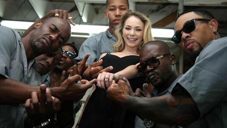 [BlacksonBlondes] - Double Fuck for Angel Smalls - Ricky Johnson - Eddie Jaye - Angel Smalls - Slim Poke - Jack Blaque - Chris Cock