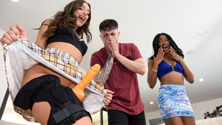 [Brazzers] - Ass Licking and Strapon Play - Lacey London - April Olsen