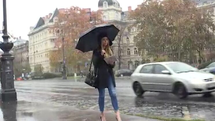 [PornWorld] - Pale Blonde Marilyn Crystal Gets Double Penetrated