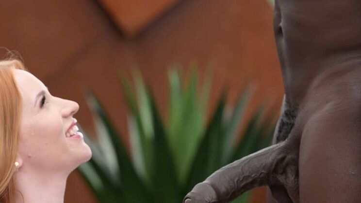 Redhead Kiara Lord in Lingerie and High Heels GP1487