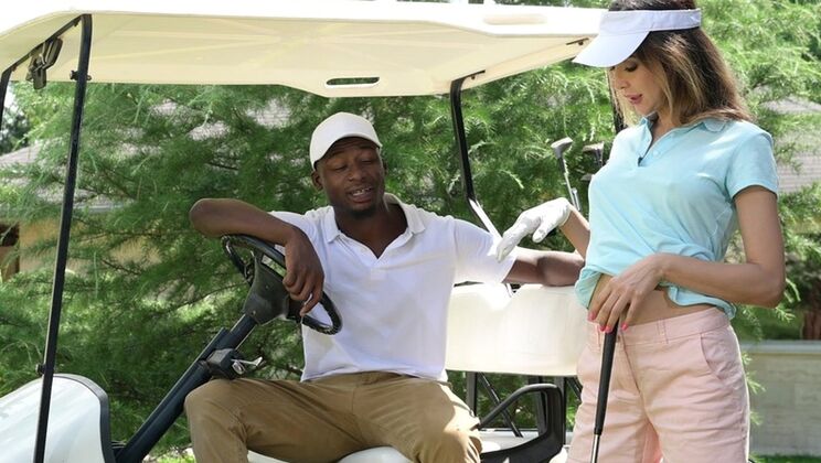 Skinny Brunette Francys Belle in Anal Action