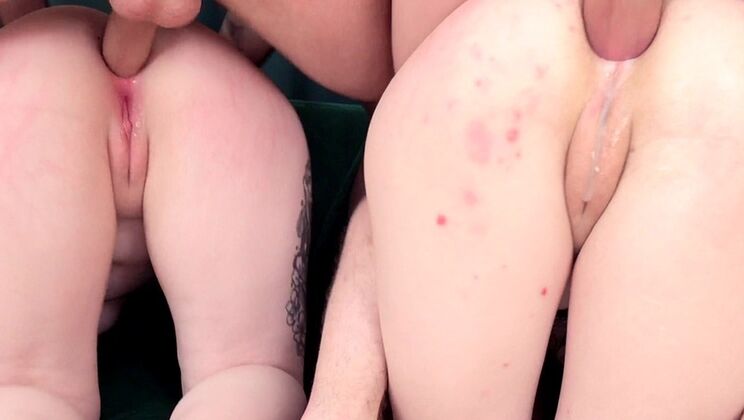 [ErikaKortiStudio] - Double the Fun: Sofia Rush & Shinobu Kocho in a 4on2 DP Adventure