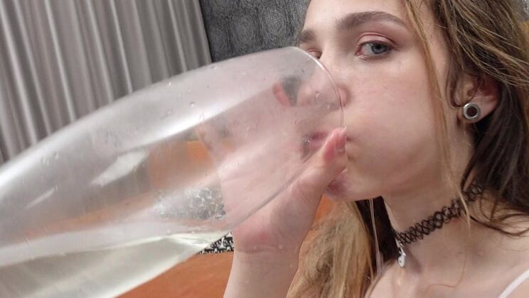 [ErikaKortiStudio] - Teen Ellie Wain Takes Two Big Cocks - Rough DP, Pissing, Deepthroat & Cum Loads