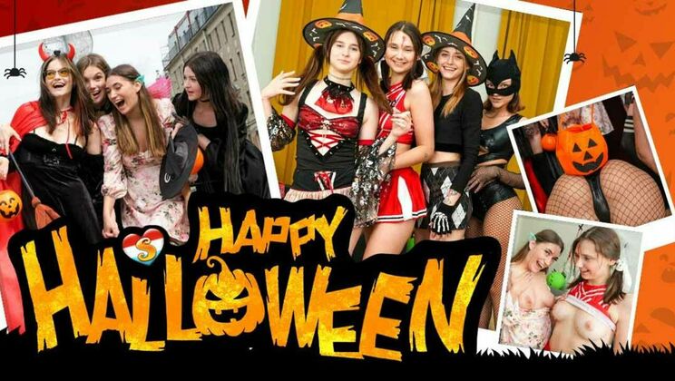 [ClubSweethearts] - Happy Halloween Masturbation - Olivia Trunk - Elise Moon - Milka Wey - Funky Town - Jane White - Sadistka Hub - Virgin Butterfly - Janyk Brones