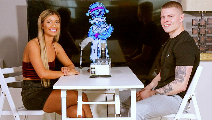 [HotGuysFuck] - Blonde Tattooed Beauty Angelica Foster Sizzles with Brock