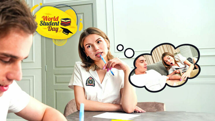 [ClubSweethearts] - Brunette Teen Facial Cumshot on Hardcore Sex - Milka Wey - Cristafeer Robien