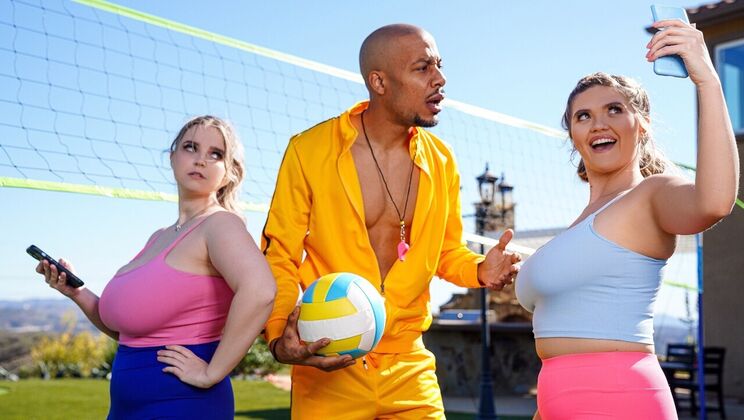 [Brazzers] - Big Titted Volleyballers in Threesome Action - Codi Vore - Dwayne Foxxx - Angie Faith