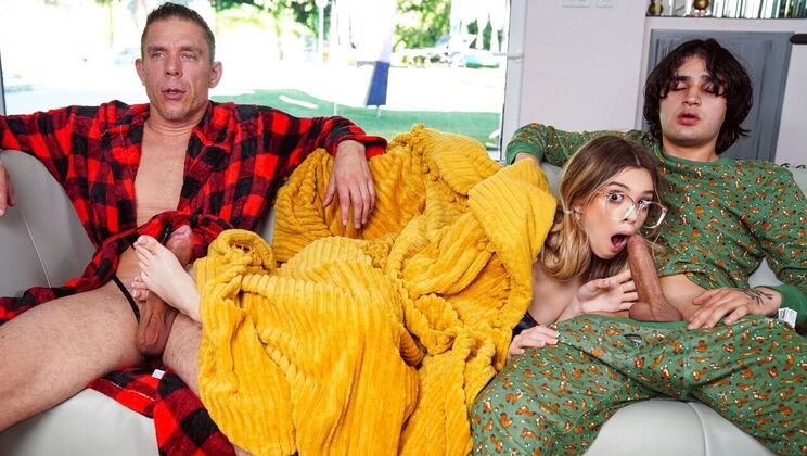 [Brazzers] - Stepdaughter's Deepthroat for Stepdad - Mick Blue - Molly Little - Elias Cash