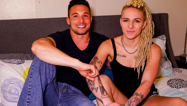 [HotGuysFuck] - Tattooed Temptress Charlie Moore Takes Down Darian Tyrell! - Darian Tyrell - Charlie Moore