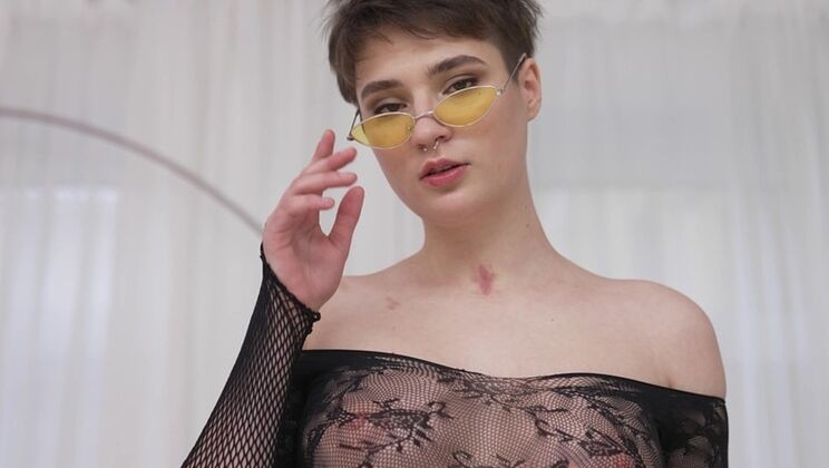 [NRXStudio] - 19 Year Old Ice Di in Interracial Gang Bang - Rough Sex and Cum Swallowing