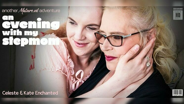 [Mature.nl] - Stepmom Celeste Seduces Teen Kate for Naked Action