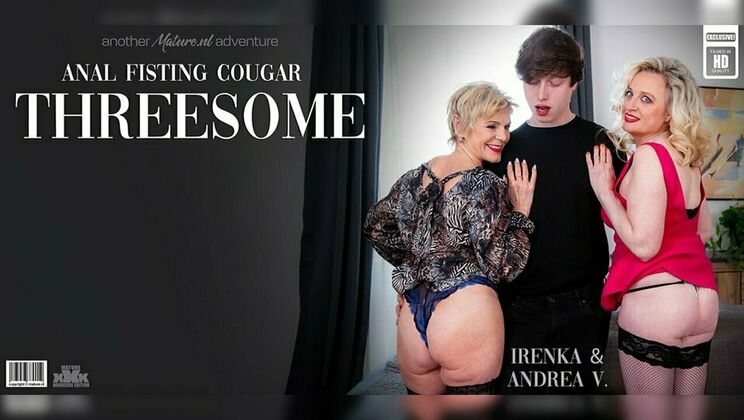 [Mature.nl] - Irenka and Andrea V. Give a Toyboy a Cum Filled Facial in a Threesome