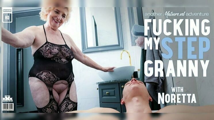 [Mature.nl] - Old and Young Lovers: Stepson Fucks Granny Noretta - Nikki Nuttz - Noretta