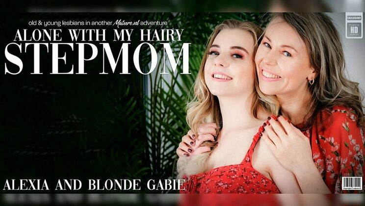 [Mature.nl] - Alexia and Gabie: Lesbian Love between Stepmom and Teen - Alexia - Blonde Gabie (EU)