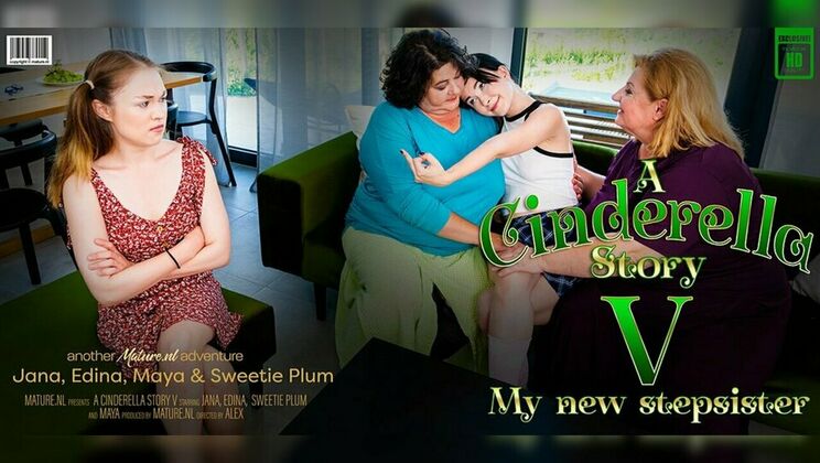 [Mature.nl] - Teeny Maya Loses Out to New Stepdaughter and BBW Stepmoms