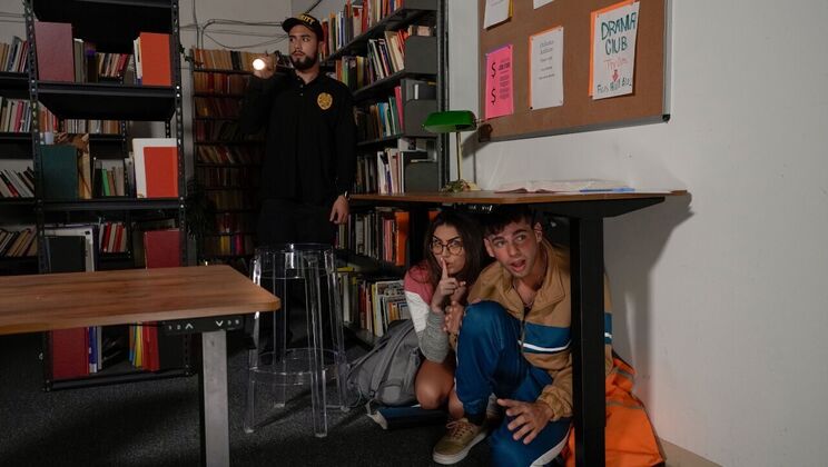 [CrazyCollegeGFs] - Doggystyle in the Library with Selina - Selina Bentz - Kai Jaxon