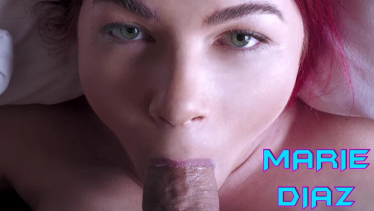 Young Tanned Marie Diaz in Erotic Threesome