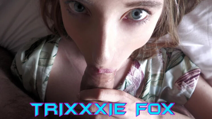 Teen Trixxxie Fox's First DP Experience
