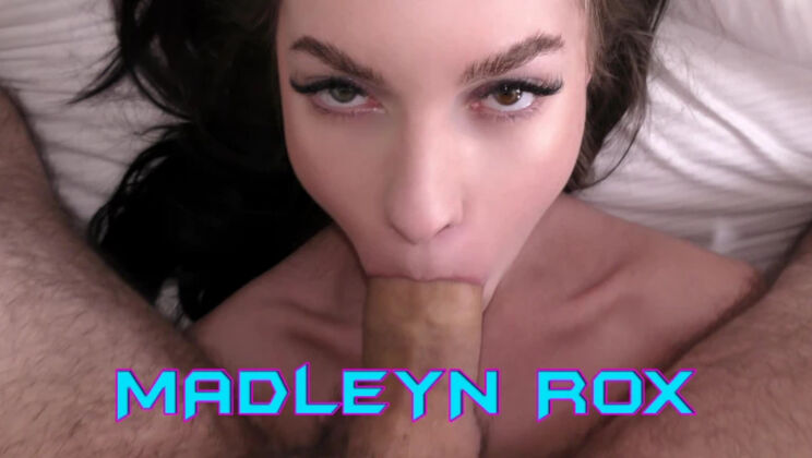 [WakeupnFuck] - Petite Brunette Madleyn Rox: Ass Licking & Spanking Party