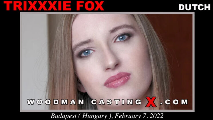 [WoodmanCasting] - Trixxxie Fox's Deepthroat and Cumshot