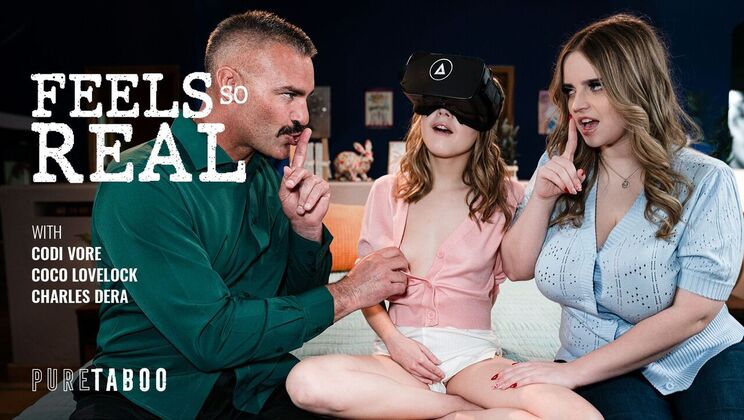 [PureTaboo] - Real Stepmom, Real Pleasure - Charles Dera - Codi Vore - Coco Lovelock