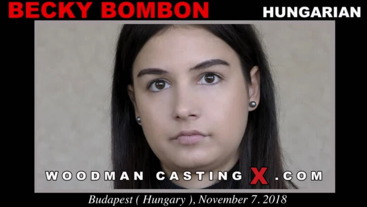 [WoodmanCasting] - Becky Bombon's Petite Body Gets Double Penetration