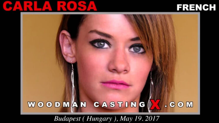 [WoodmanCasting] - Brunette Carla Rosa Gets Down - Carla Rosa