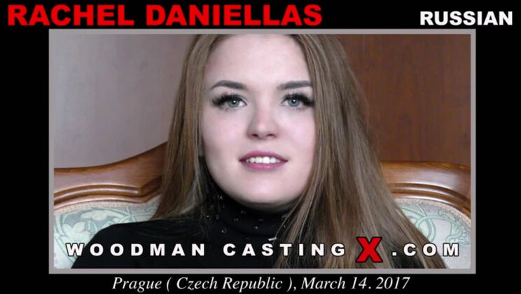 [WoodmanCasting] - Young Brunette Gets Gaped by Rachel Daniellas