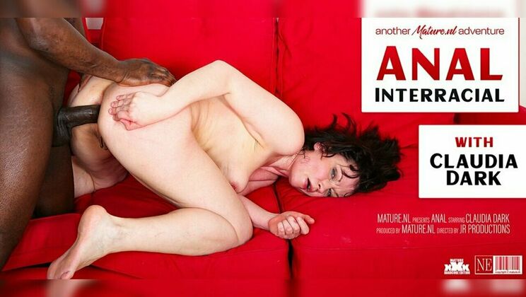 Mature Claudia Dark Enjoys a Black Cock in Her Ass