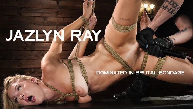 [Hogtied(Kink)] - Jazlyn Ray in Brutal Rope Suspension - The Pope - Jazlyn Ray