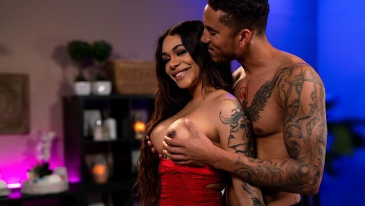 [TransSensual] - Eva Maxim Gets Oiled and Rubbed in Anal Massage Scene - Eva Maxim - Axel Greene