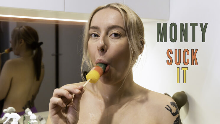[GirlsOutWest] - Monty’s Small Tits & Sexy Sucking - Monty