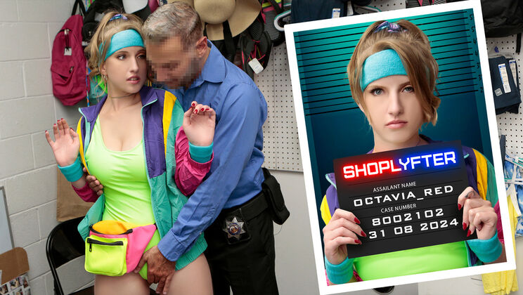 [Shoplyfter] - Blonde Octavia Red Fails Spirit Week - Calvin Hardy - Octavia Red