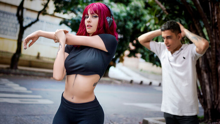 [OYEMIAMI] - Cheating Wife Melina Lust Delivers Sizzling Blowjob to Trainer - Tommy Verga - Melina Lust