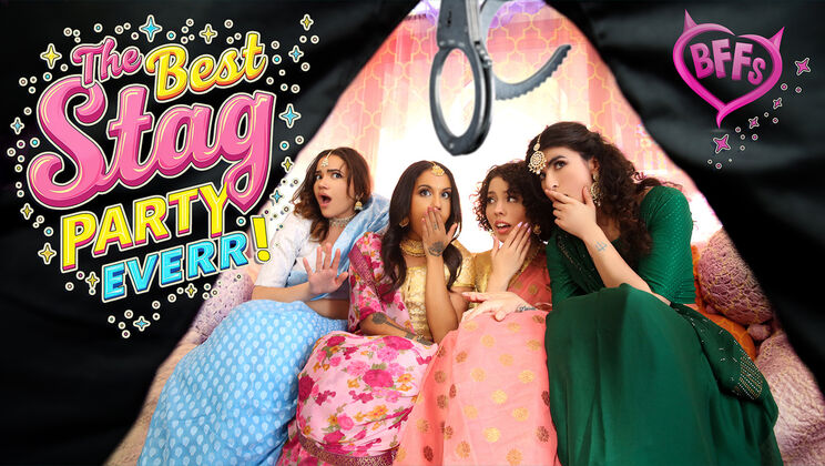 [BFFs] - Blowjob and Deepthroat Action with Brunette Beauties - Naudi Nala - Nina White - Satine Summers - Jason Sarcinelli - Nikki Slick