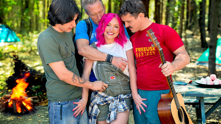 [FreeUseFantasy] - Cum Covered Camper Cutie Shared with Friends - Robby Echo - Clarke Kent - Gracie Gates - Elias Cash