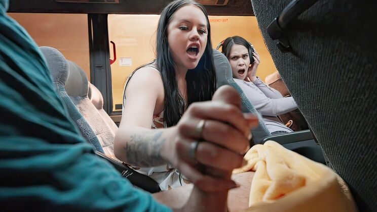 [MOFOS] - Riding the Bus Wildly - Kai Jaxon - Madalina Moon