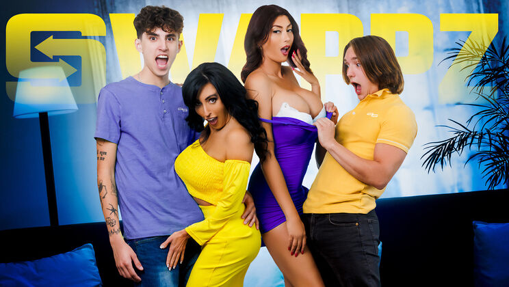 [MomSwap] - Latina Lola in a Twisted Game - Lola Pearl - Dylan Ledger - Abi James - Axel Haze