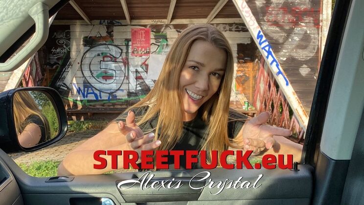 [StreetFuck] - Making Boyfriend Jealous with Hot Blowjob - Alexis Crystal