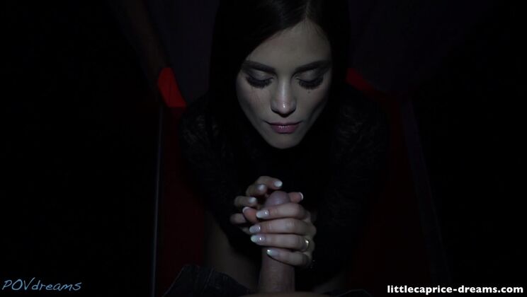 [POVDreams] - Blowjob in Public - POV with LittleCaprice - LittleCaprice