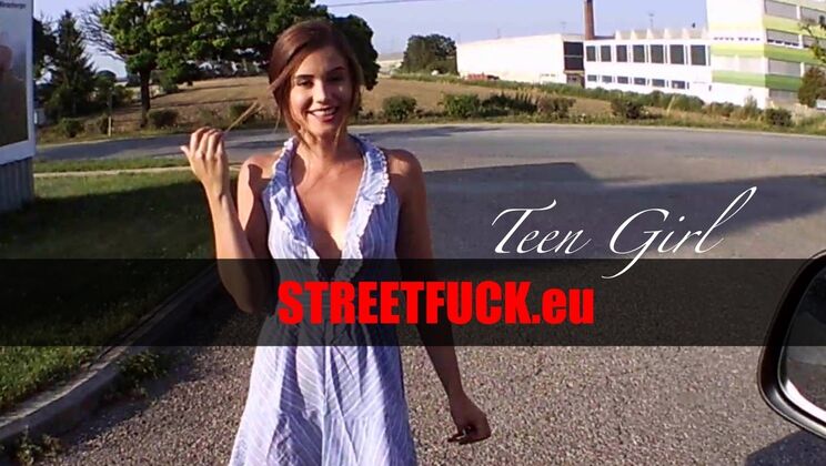 [StreetFuck] - POV Car Sex with Couple and Small Tits - Marcello Bravo - LittleCaprice