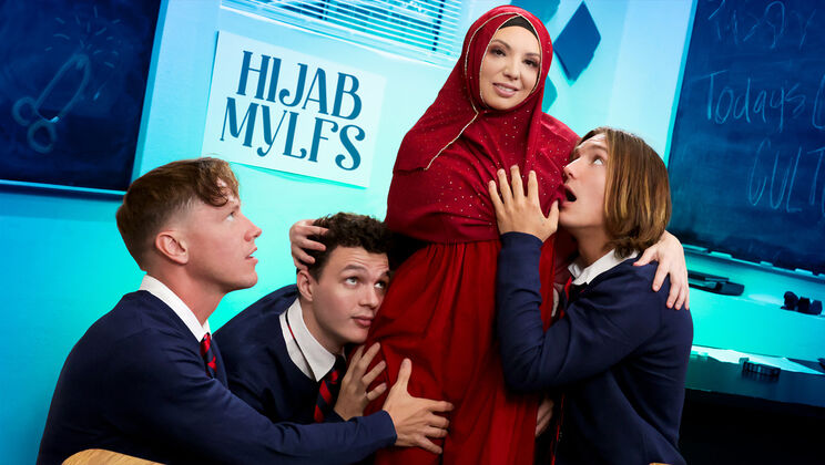 [HijabMylfs] - Gagging, Choking, and Facial - Rion King - Kiki Daire - Josh Rivers - Axel Haze