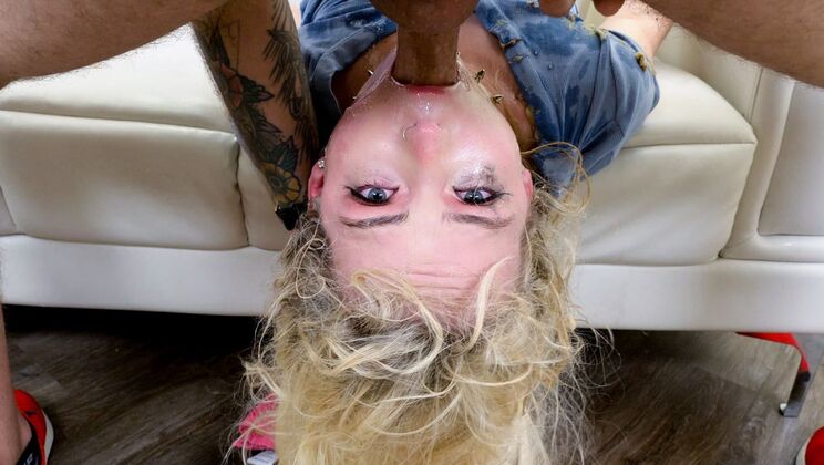 [EvilAngel] - Lilly Bell Deepthroats and Gets Facialed Hard - Lilly Bell - Bryan Gozzling