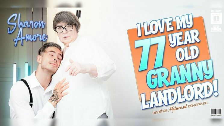 [Mature.nl] - Old Granny Sharon Amore Catches Young Willy Regal Jerking Off - Willy Regal - Sharon Amore