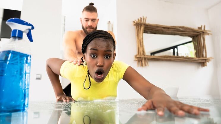 Xander’s Big Cock Stretches Maid Lexi Luv’s Tight Holes