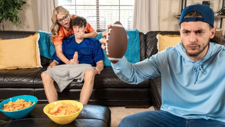 [CrazyCollegeGFs] - Short Hair Blonde Begs For Anal - Gets Blowjob & Facial - Parker Ambrose - Jill Taylor