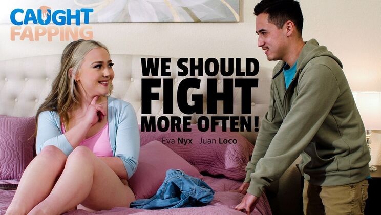 [CaughtFapping] - Eva Nyx's Natural Tits Jiggle as She Rides Big Cock - Juan Loco - Eva Nyx